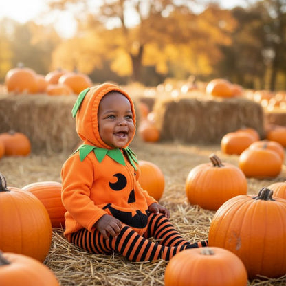 Déguisement bebe citrouille - LittlePumkin™