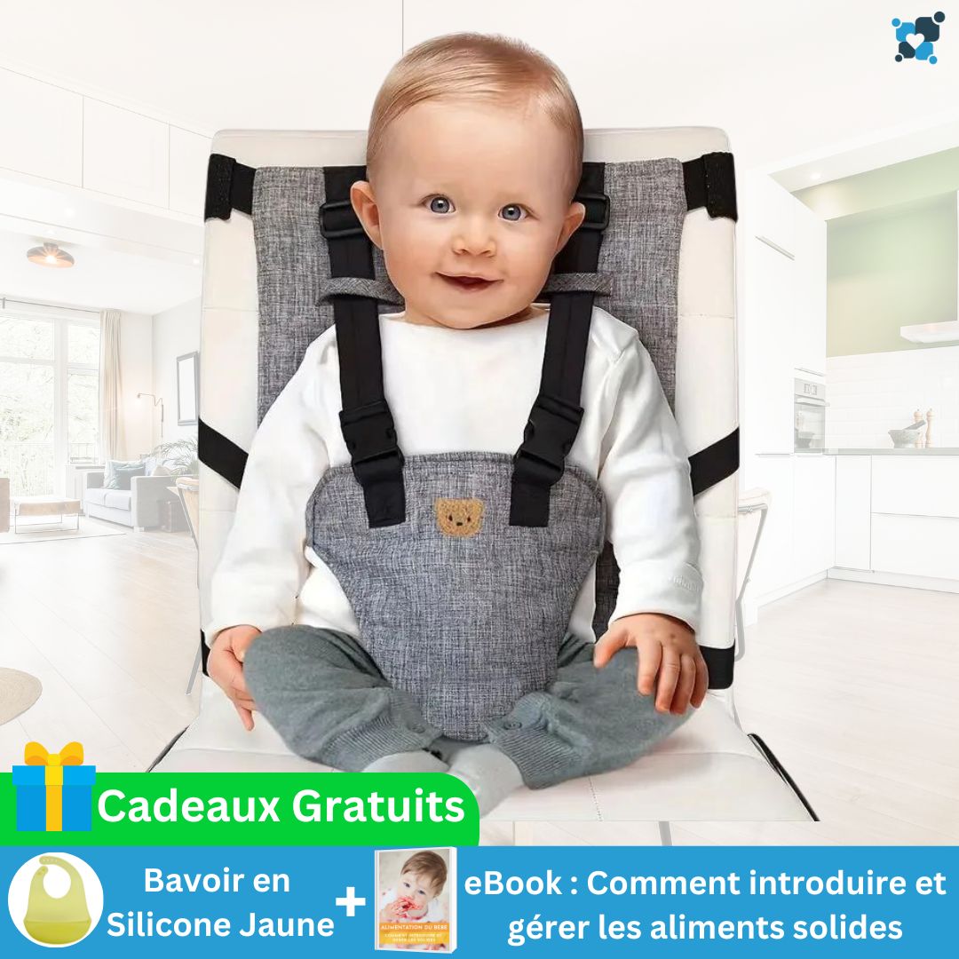 AnySeat™ | Harnais de Chaise Haute Universel pour Bébé