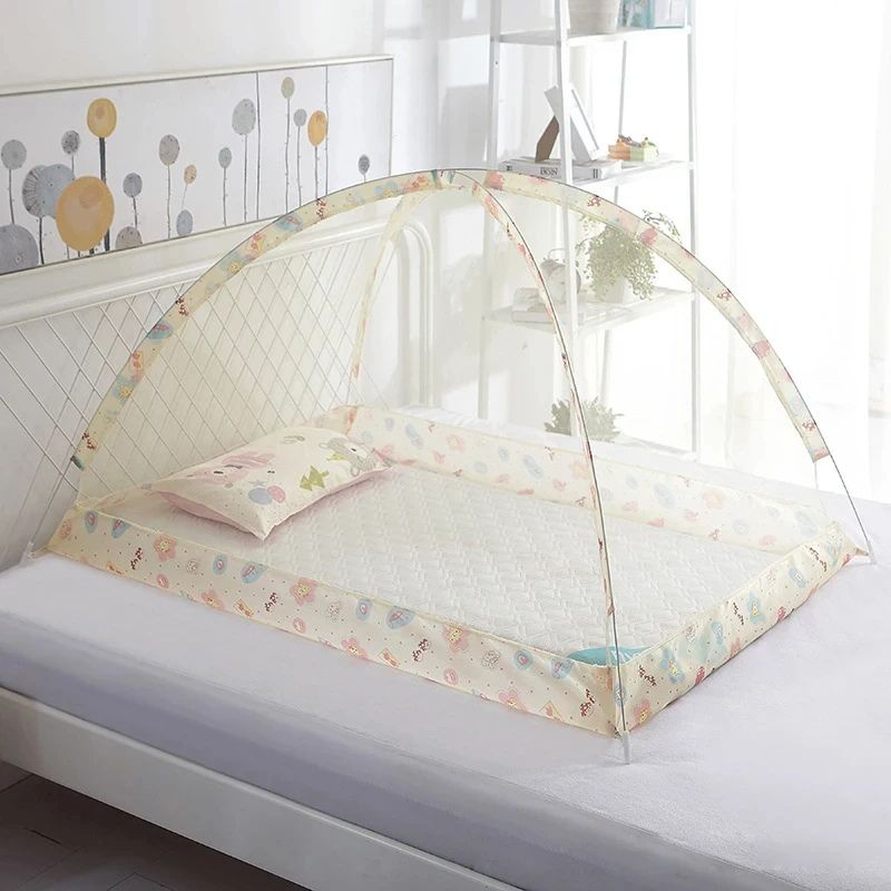 Lit bebe voyage | NappyTent™ - Jaune