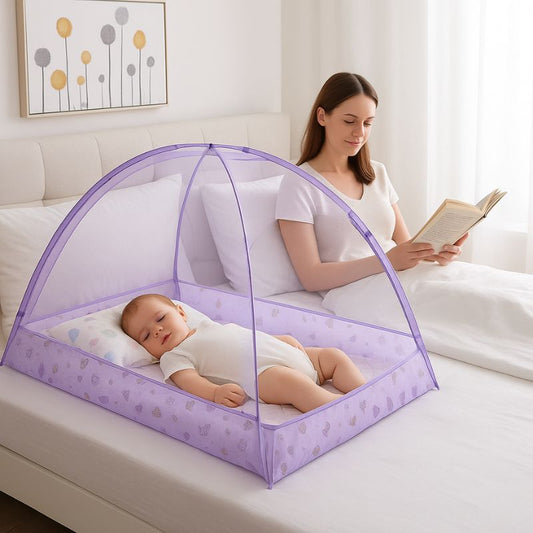 Lit bebe voyage | NappyTent™ - Violet