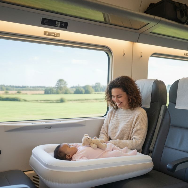 Lit gonflable bébé | AirNest™