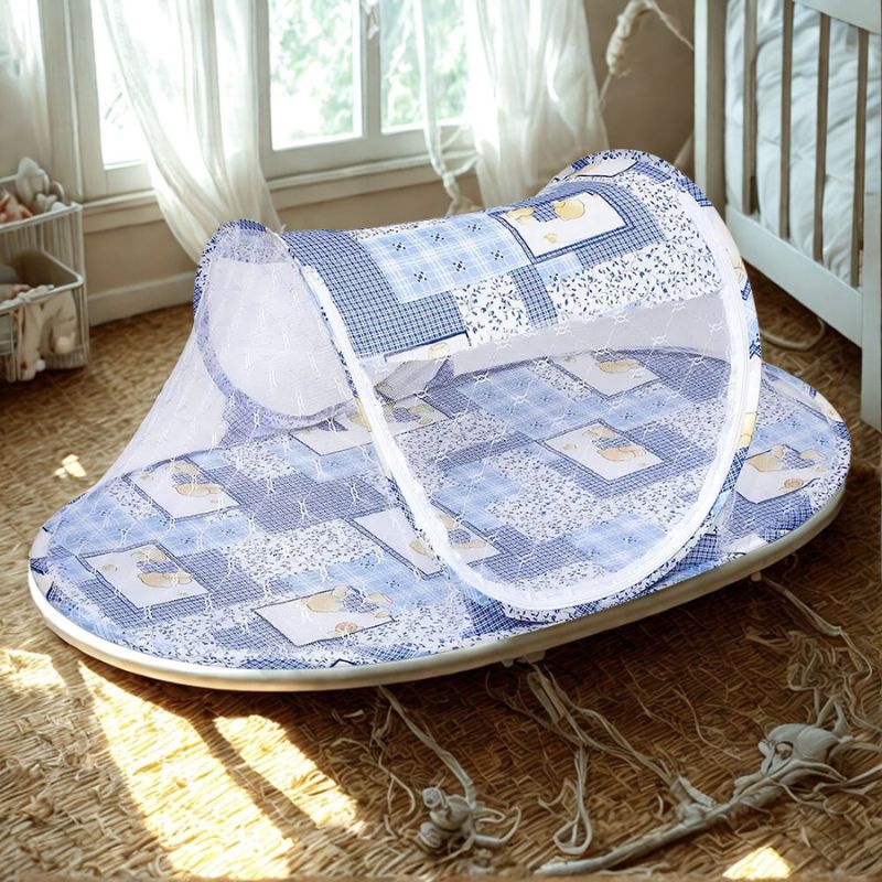 Lit voyage bebe | NoBugBed™ - Bleu Vintage