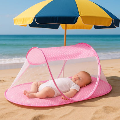 Lit voyage bebe | NoBugBed™ - Rose