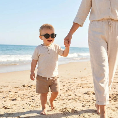 Lunette soleil bébé - LoopsShade™ | Protection UV arrondie