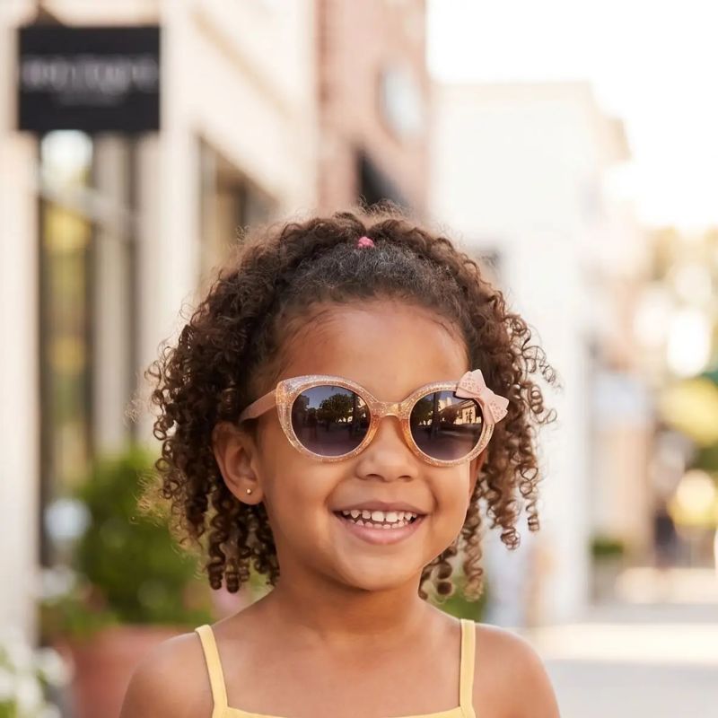 Lunette de soleil enfant fille - SweetBow™ | Protection solaire mignonne