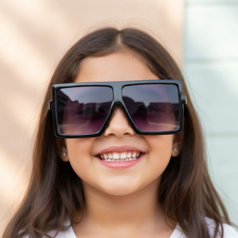 Lunette de soleil enfant - SquareFrame™ - Black Edition