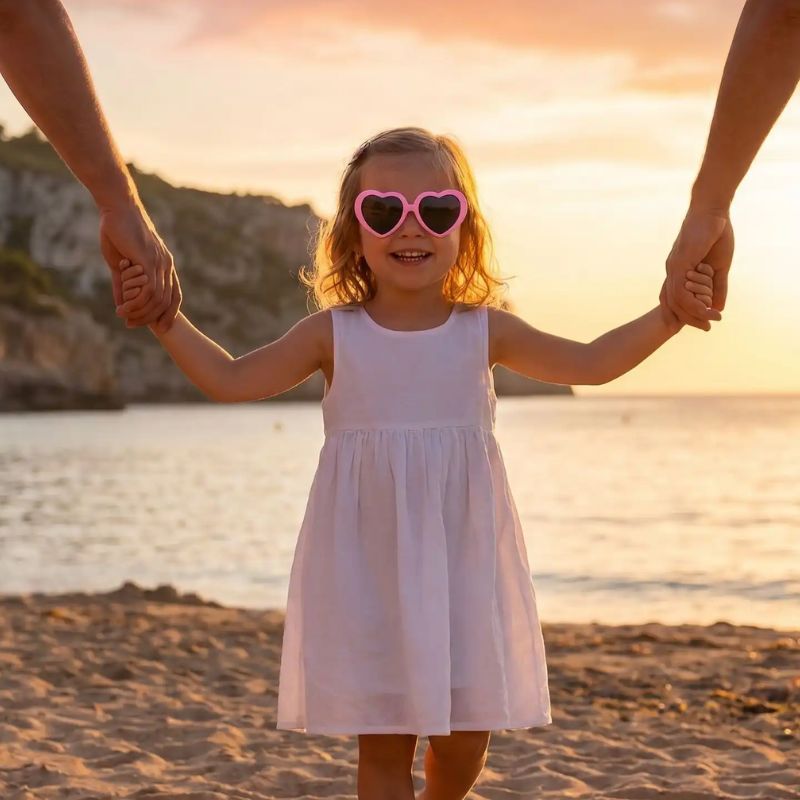 Lunette soleil enfant - SweetHeart™ | Cœur UV100