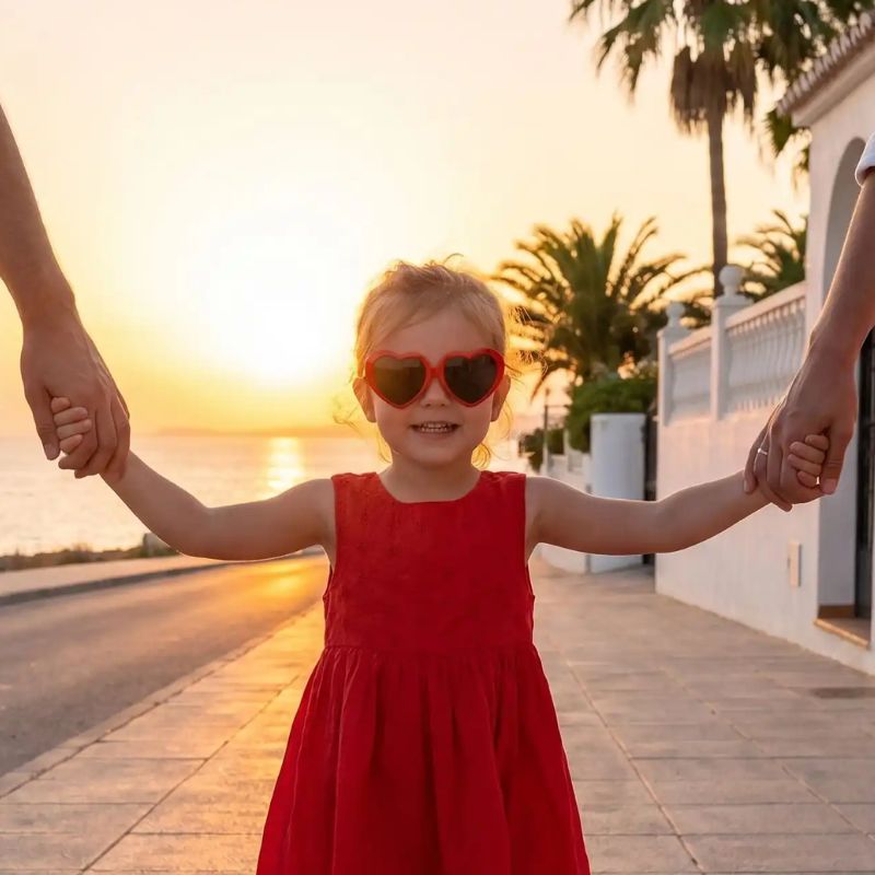 Lunette soleil enfant - SweetHeart™ | Cœur UV100