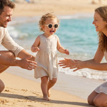 Lunette soleil bébé - LoopsShade™ | Protection UV arrondie