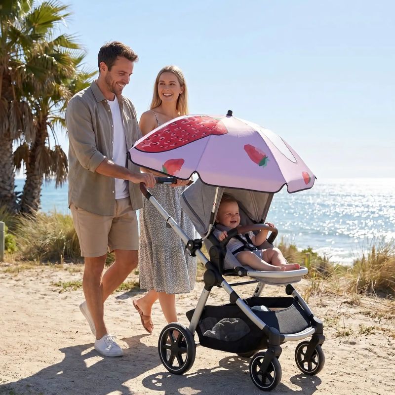 Ombrelle pour poussette - StrollShield™ | Protection Anti-UV