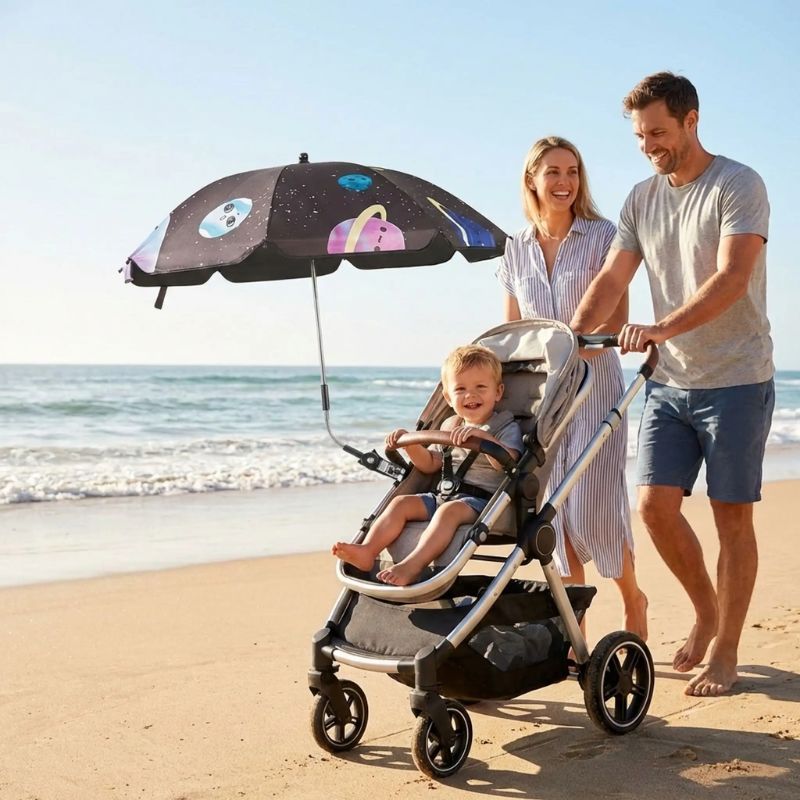 Ombrelle pour poussette - StrollShield™ | Protection Anti-UV