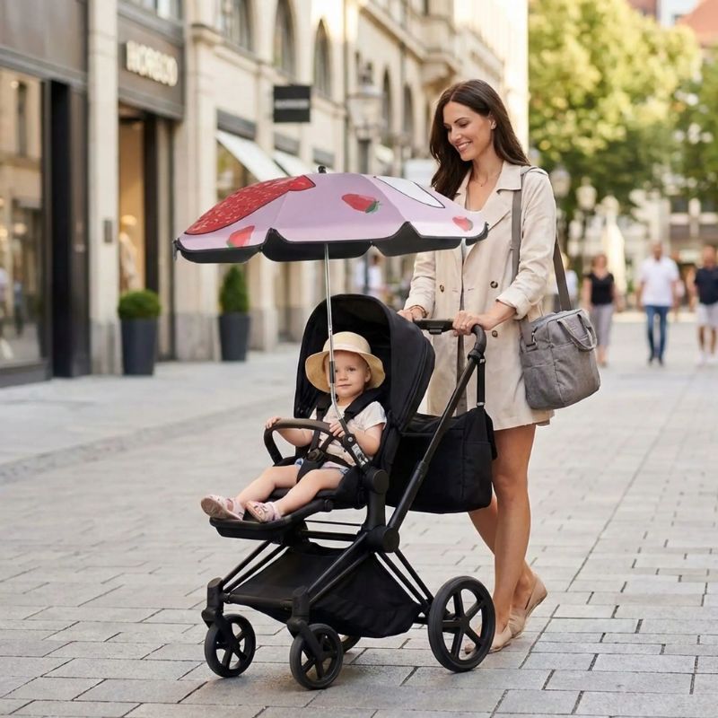 Ombrelle pour poussette - StrollShield™ | Protection Anti-UV