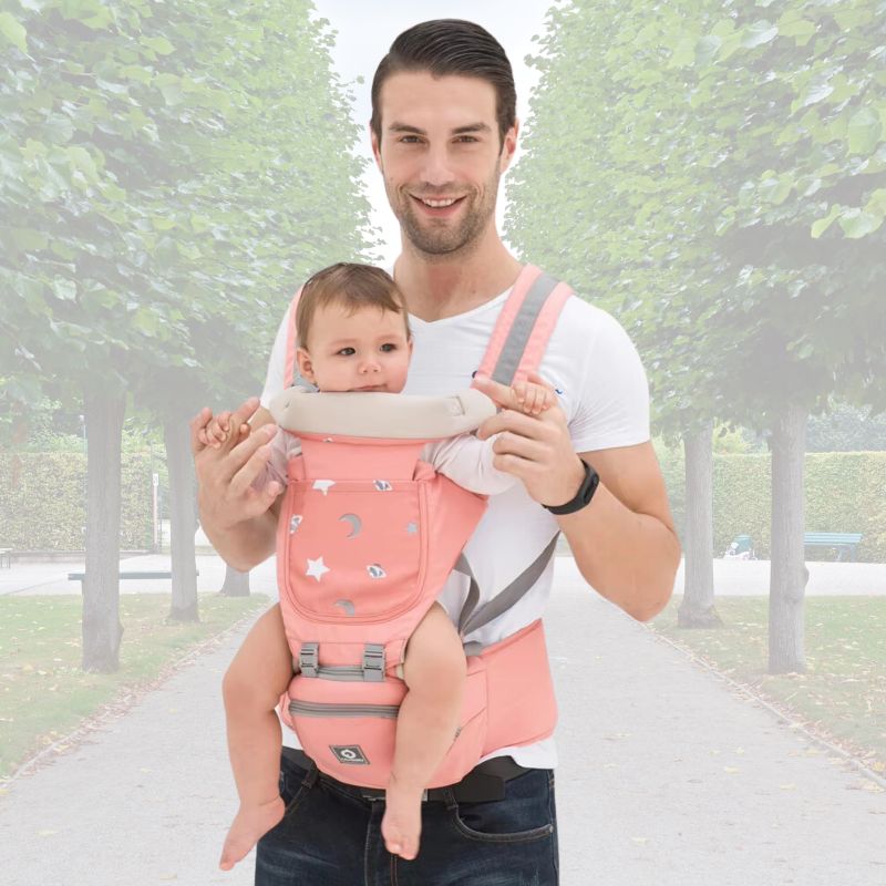 Porte-bébé randonnée  | LittleAdventure™  - Orange