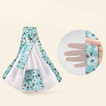 Porte bebe echarpe | BasicGoAir™ - Bleu