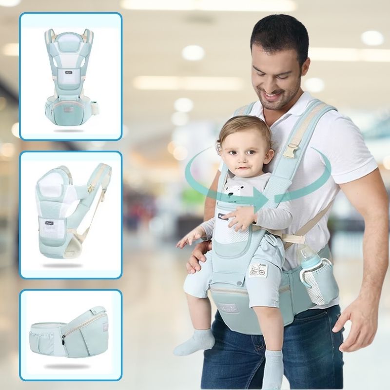 Porte Bébé | CarryGo™ - Indigo