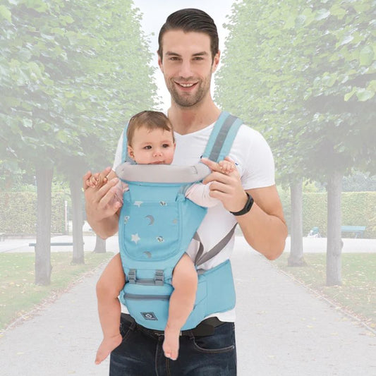 Porte bébé de randonnée | LittleAdventure™  - Bleu