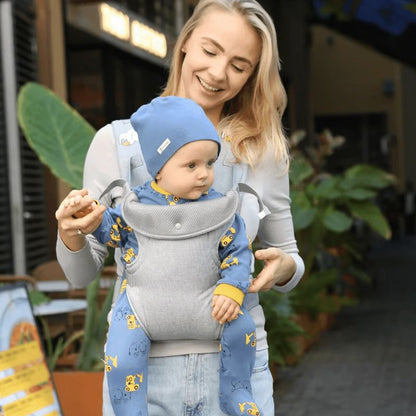Porte bébé évolutif | SleekGo™ - Gris Clair