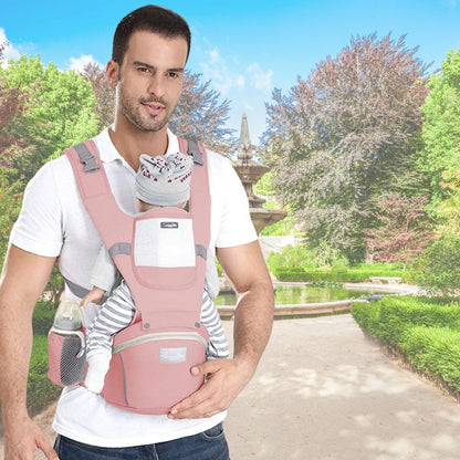 Porte bébé évolutif | CarryGo™ - Rose