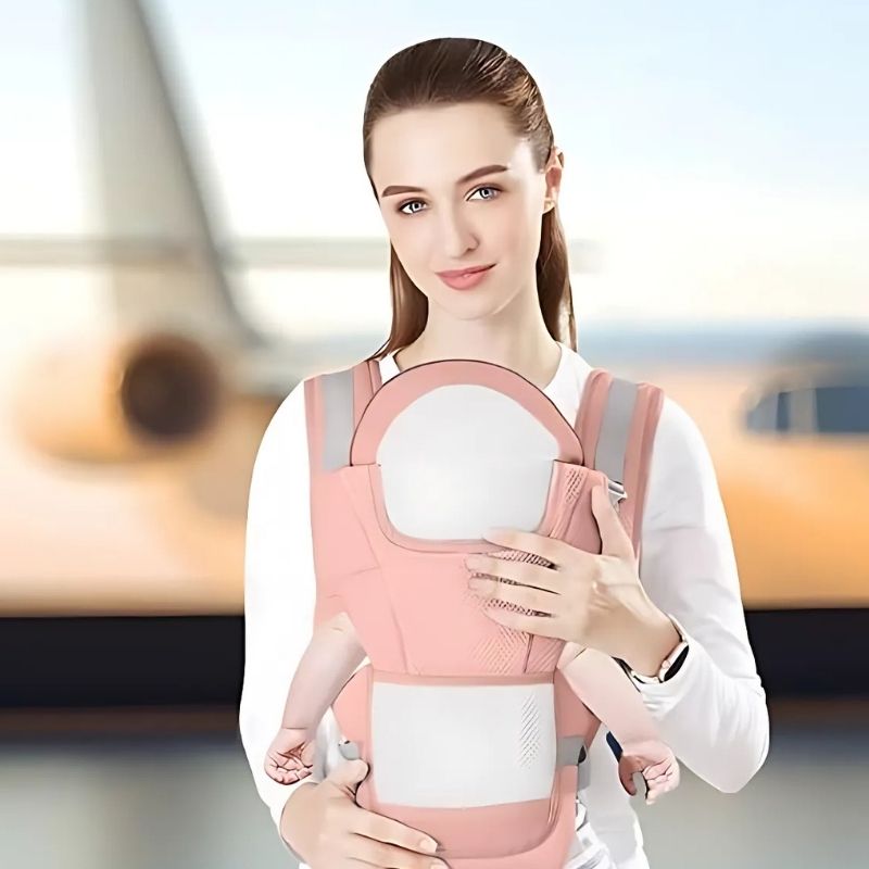 Porte bébé évolutif | CarryGo™ - Rose