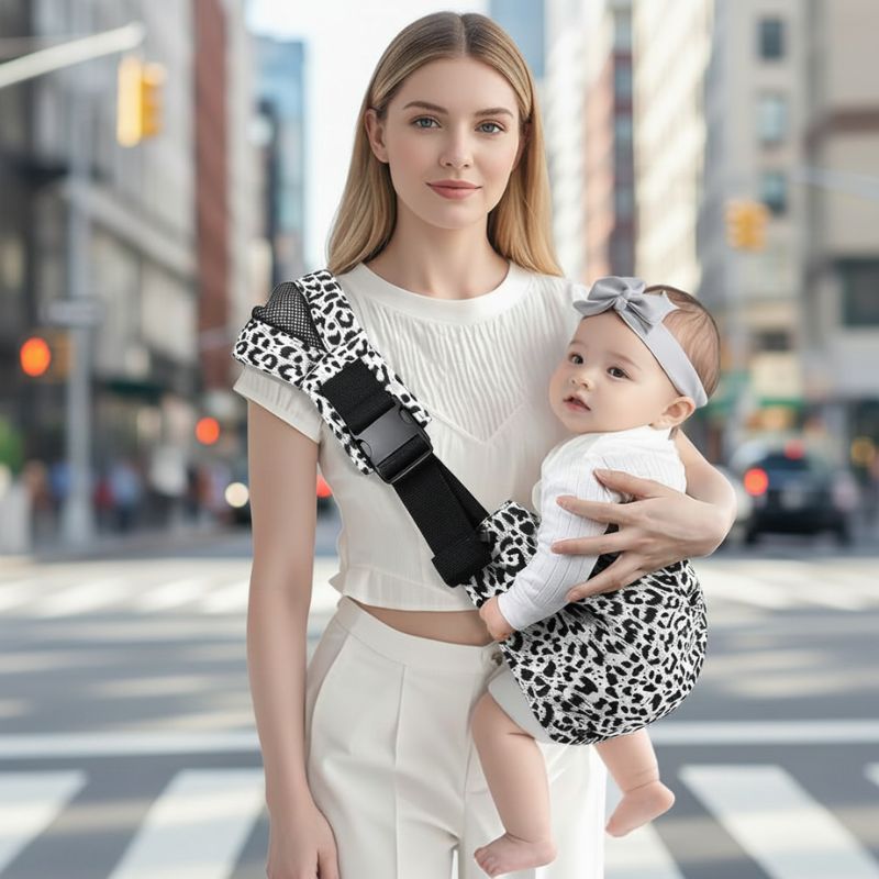 Porte bebe hanche - LeopardCarry™