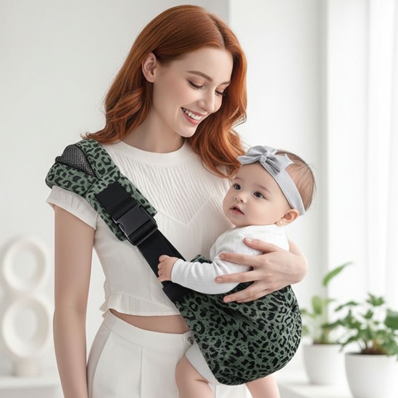 Porte bebe hanche - LeopardCarry™
