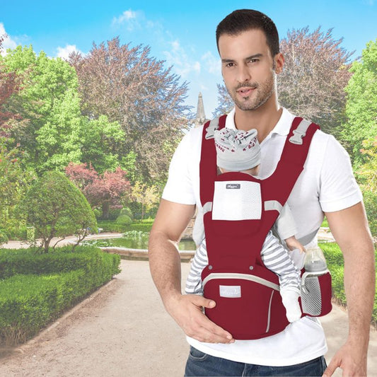 Porte bebe physiologique | CarryGo™ - Rouge