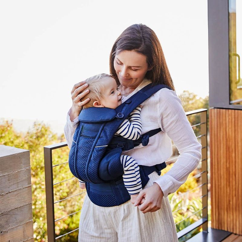 Porte bebe physio | FreshAir™ - Bleu Marine