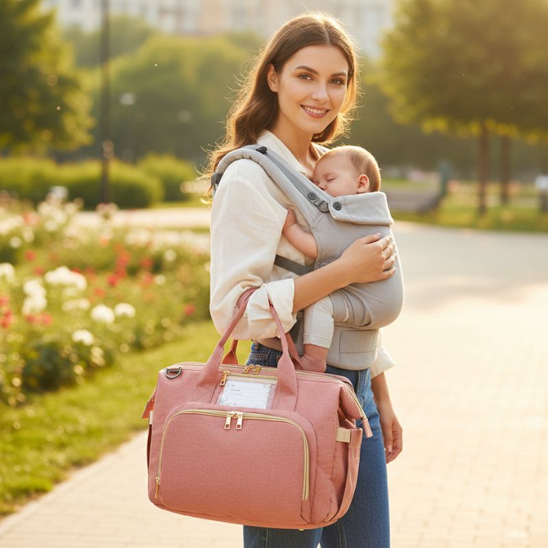 Sac a langer lit - NomadSleep™ - Lit Bébé Portable & Organisation Premium