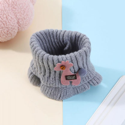 Tour de cou enfant en maille | GiraKnit™