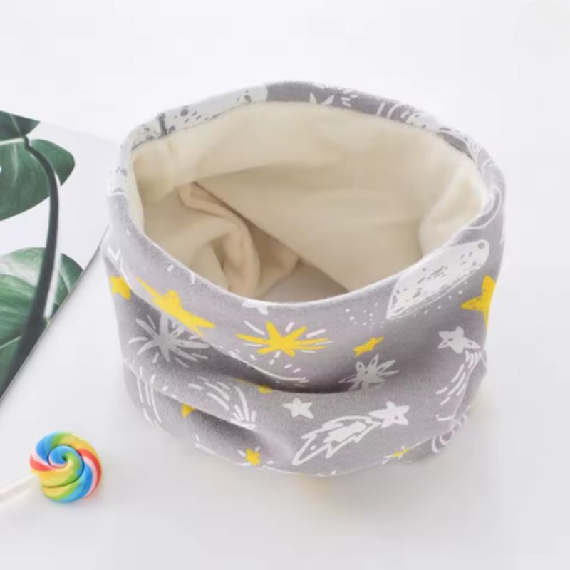 Tour de cou enfant doublé | CozyPrint™