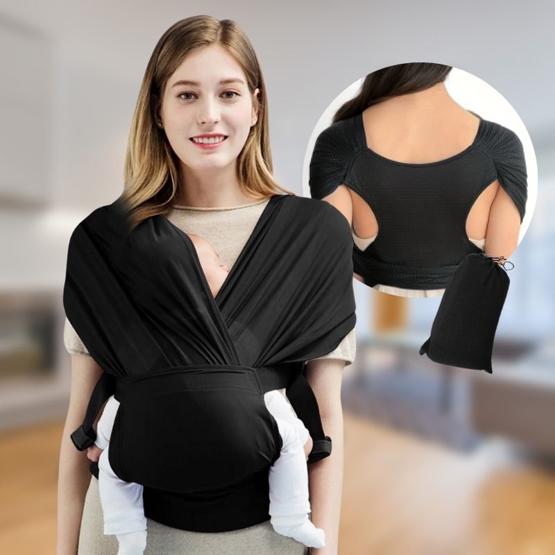 Echarpe Porte Bebe | SimpleBuckle™ Noir