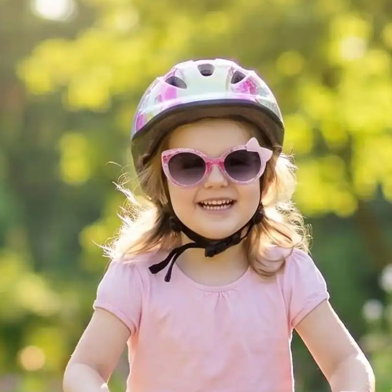 Lunette de soleil enfant fille - SweetBow™ | Protection solaire mignonne