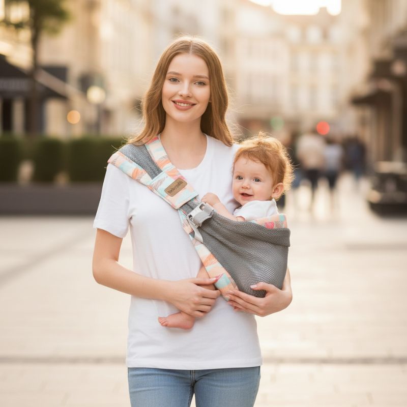 Porte bebe cote hanche -  BabyPark™