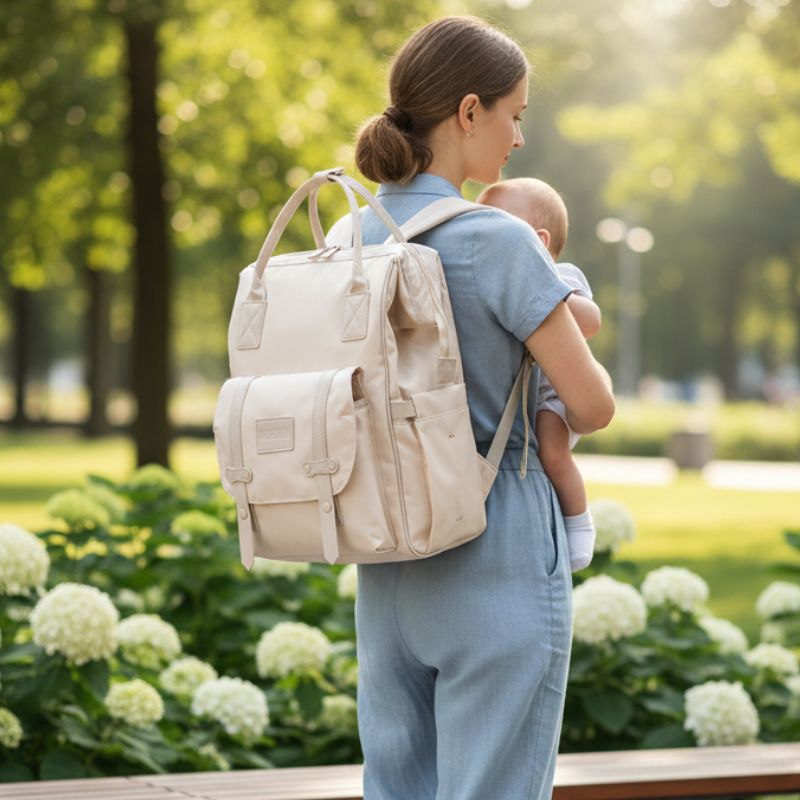 Sac a langer a dos - Nomad™ | Grand Format Imperméable & Ultra Organisé