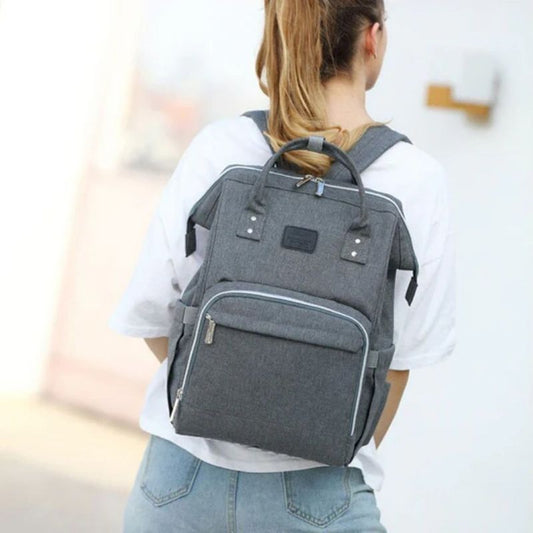 Sac a langer bébé | ClassicGo™ - Gris Foncé