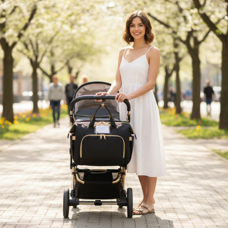 Sac a langer lit - NomadSleep™ - Lit Bébé Portable & Organisation Premium