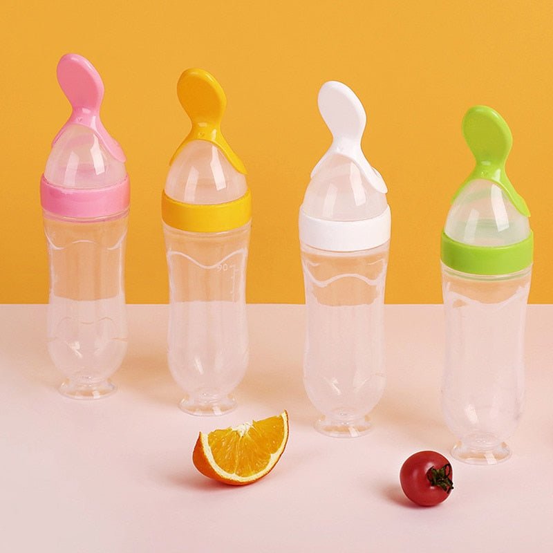 Biberon avec cuillère pour nouveau-né | EasyBottle™ - dynamikfamily