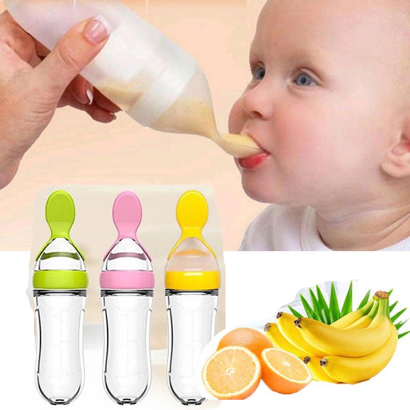 Biberon avec cuillère pour nouveau-né | EasyBottle™ - dynamikfamily