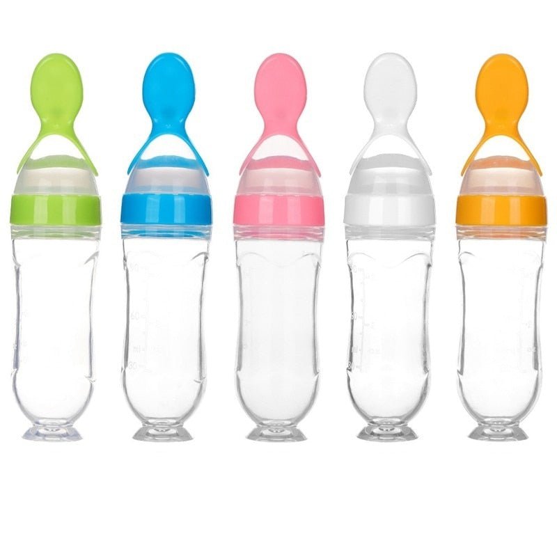 Biberon avec cuillère pour nouveau-né | EasyBottle™ - dynamikfamily